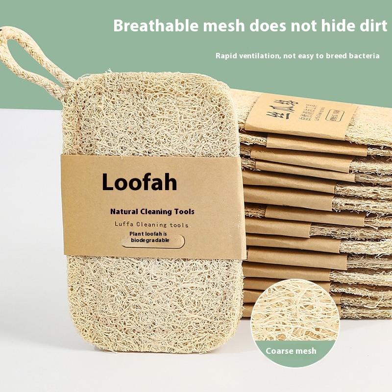 Dish Brush Bamboo - Esponja de Luffa Natural Reutilizável 6