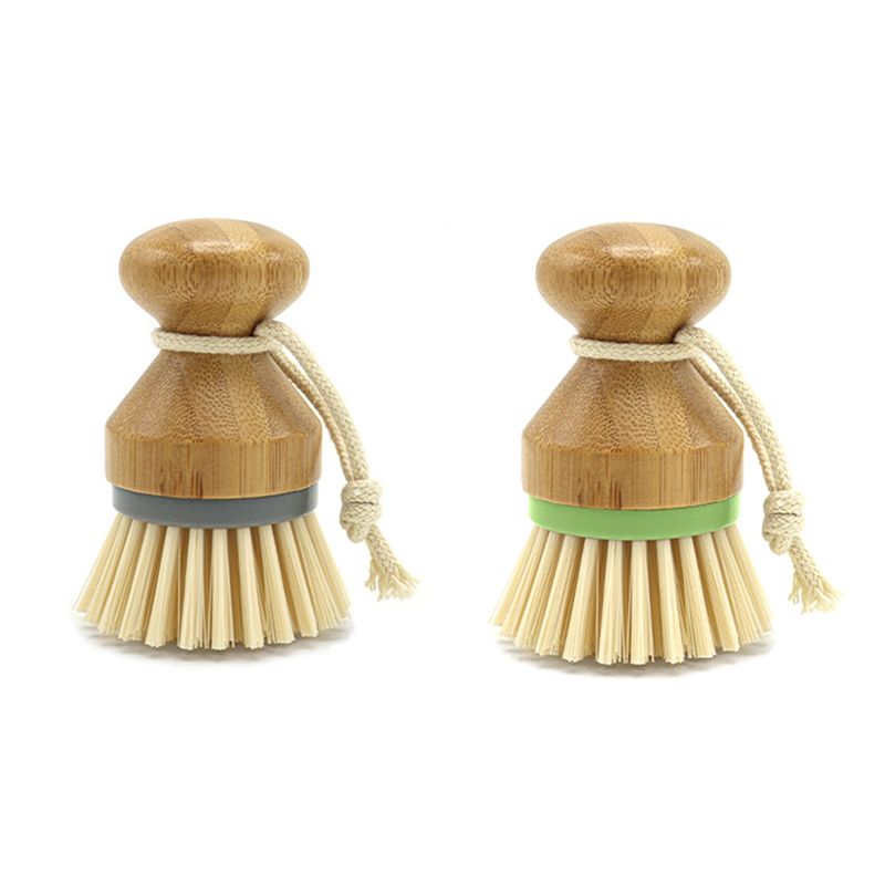 Dish Brush Bamboo - Escova de Limpeza de Cozinha AC76-2