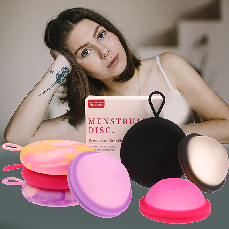 Menstrual Cup Silicone - Copo Menstrual de Silicone, Disco Menstrual,
