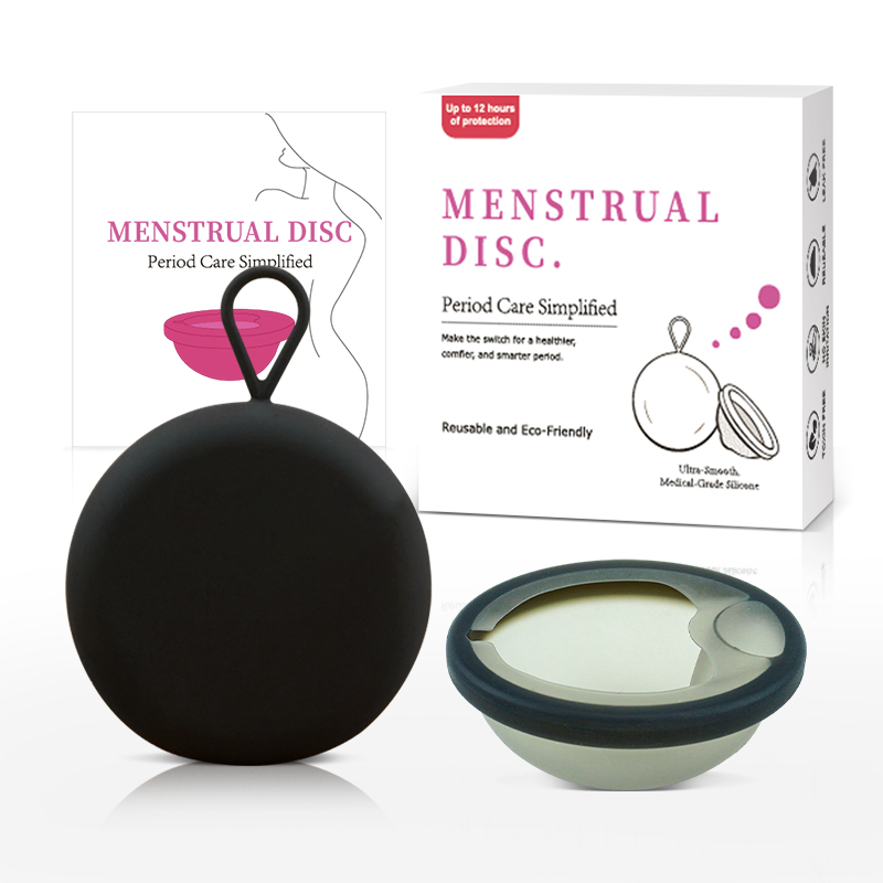 Menstrual Cup Silicone - Feminy disco menstrual reutilizável portátil coletor