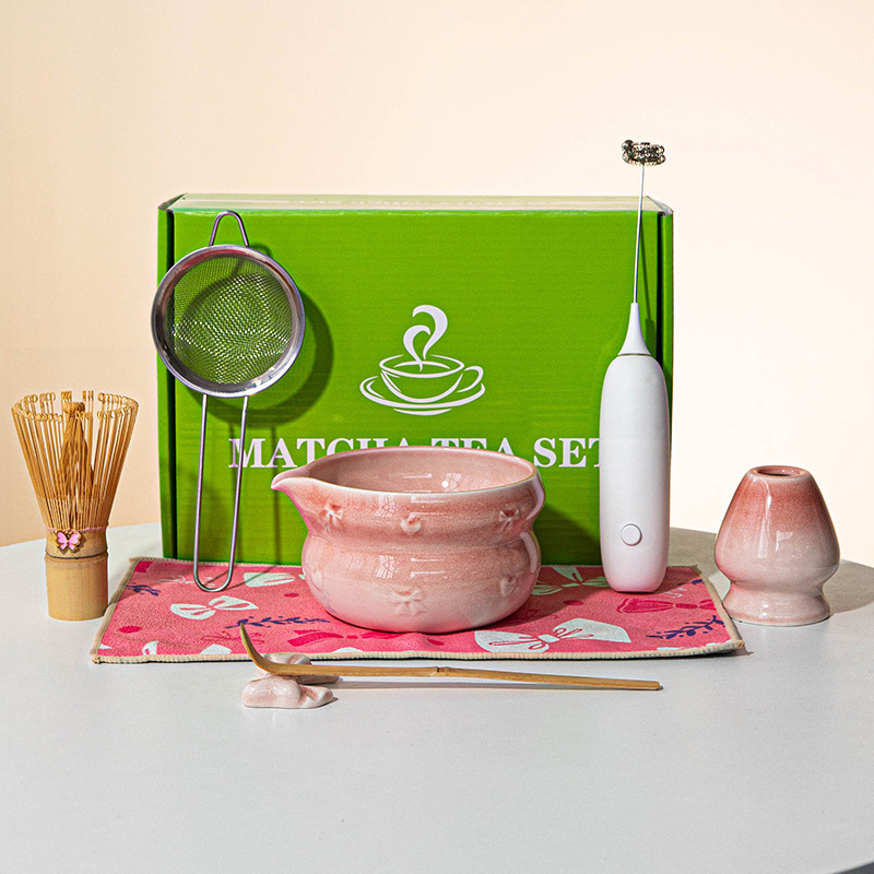Dish Brush Bamboo - Conjunto de Chá Matcha Japonês 8