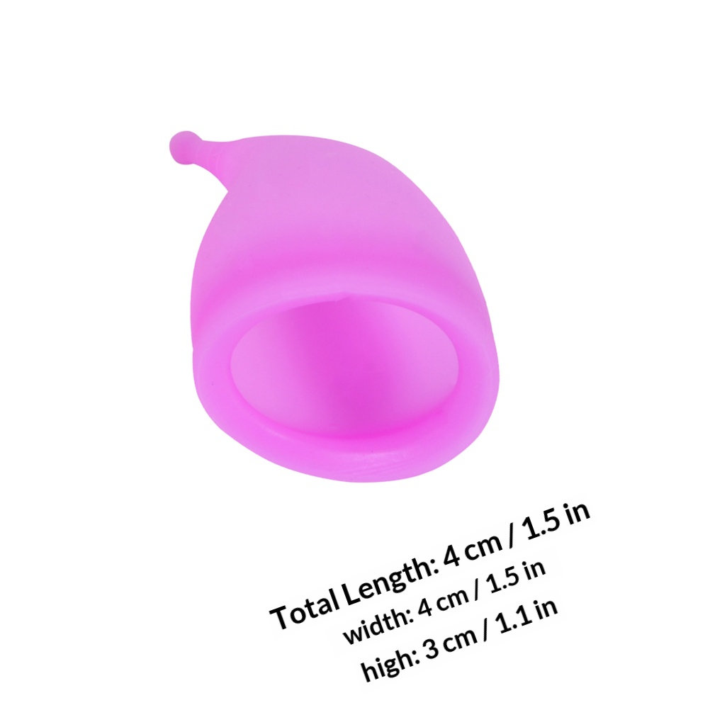 6 Copos Menstruais de Silicone - Menstrual Cup Silicone avaliação e preço