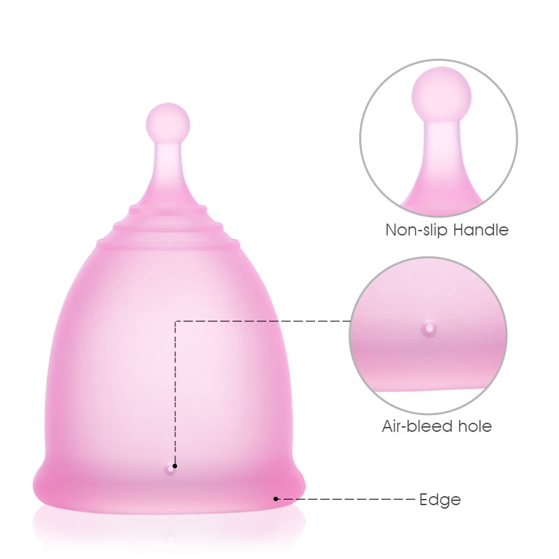 Copo menstrual de silicone de  - Menstrual Cup Silicone avaliação e preço