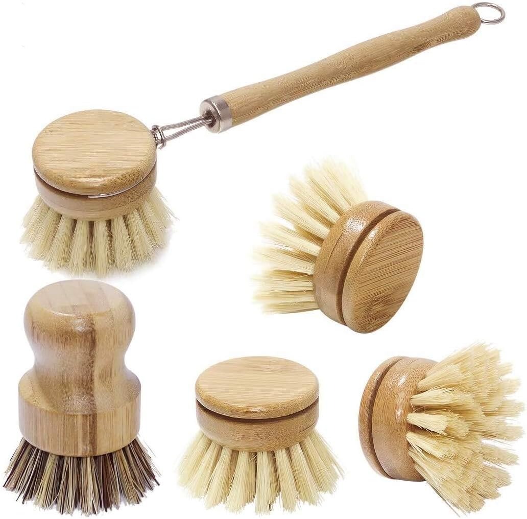 Escovas de bambu para cozinha, - Dish Brush Bamboo avaliação e preço