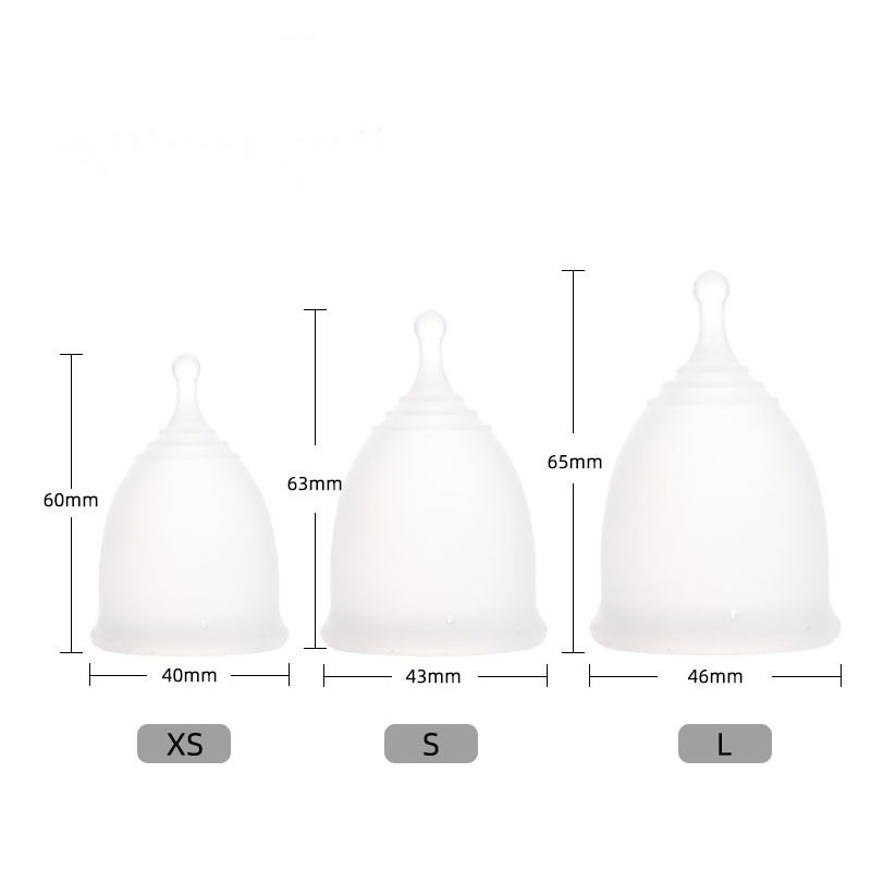 Copo menstrual de silicone de  - Menstrual Cup Silicone avaliação e preço