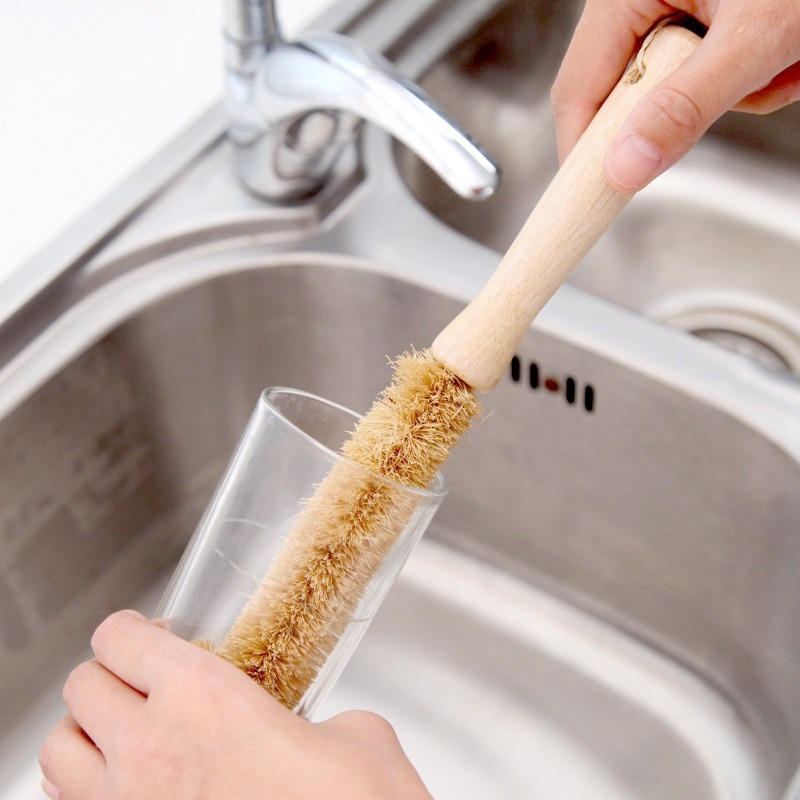 Escova de Limpeza de Cozinha d - Dish Brush Bamboo avaliação e preço