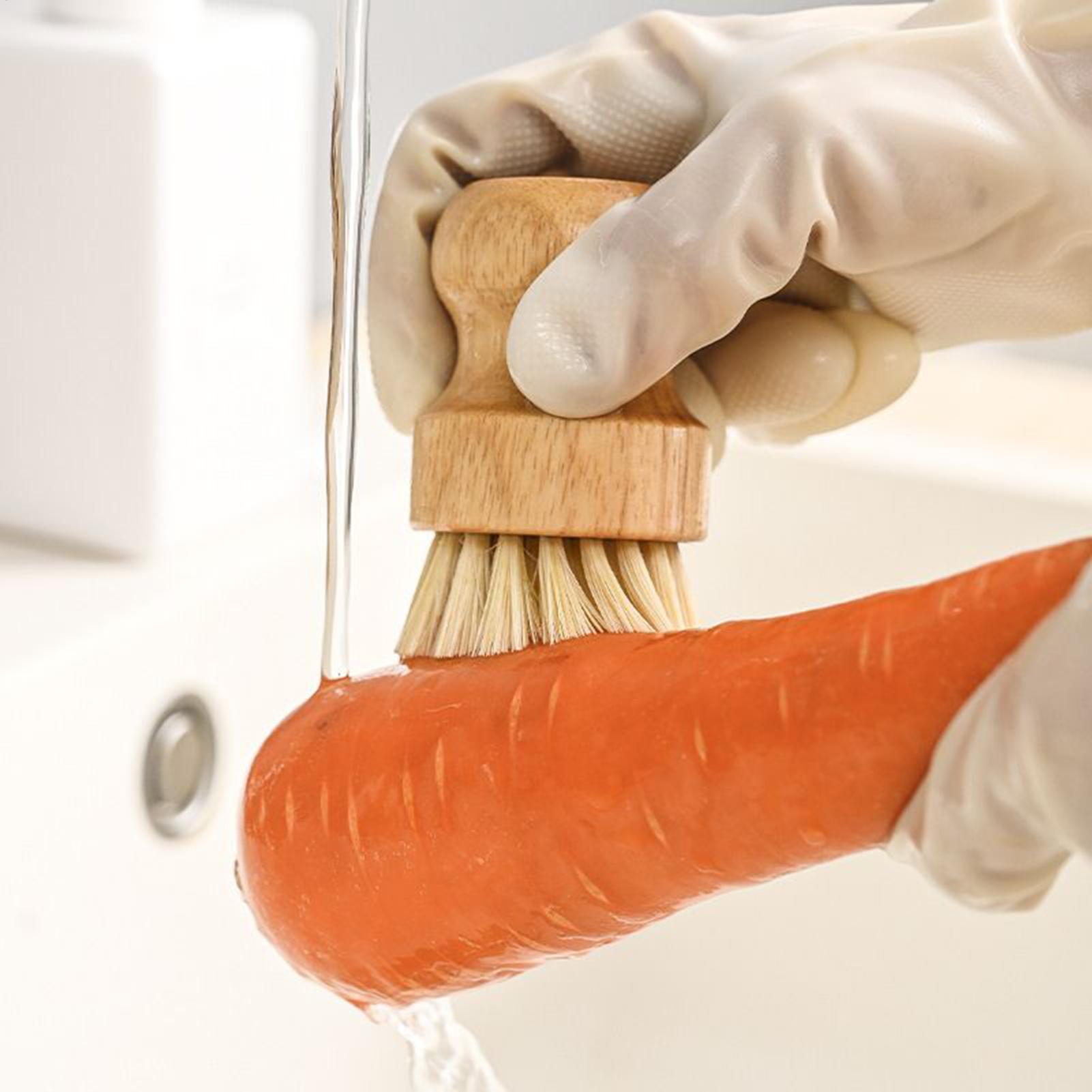 Escova de limpeza de cozinha d - Dish Brush Bamboo avaliação e preço