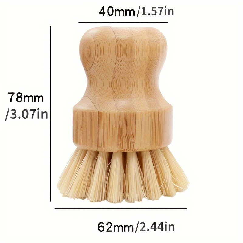 Escova de Limpeza de Bambu par - Dish Brush Bamboo avaliação e preço