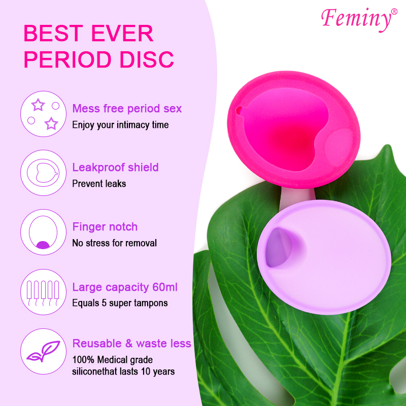 Feminy disco menstrual reutili - Menstrual Cup Silicone avaliação e preço