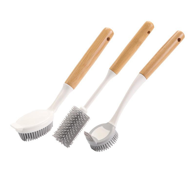 【Must-Haves】 Escova antiaderen - Dish Brush Bamboo avaliação e preço