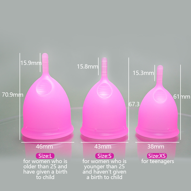 Copo menstrual feminino xs, 5  - Menstrual Cup Silicone avaliação e preço